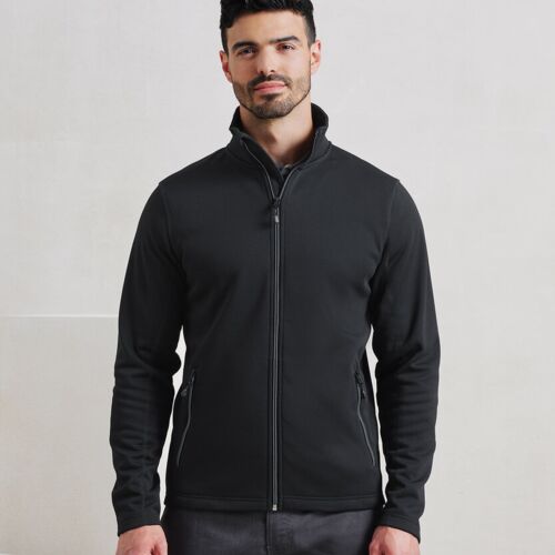 Men's spun dyed sustainable zip-through sweatshirt Thumbnail