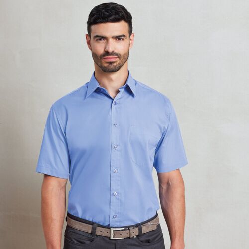 Short sleeve poplin shirt Thumbnail