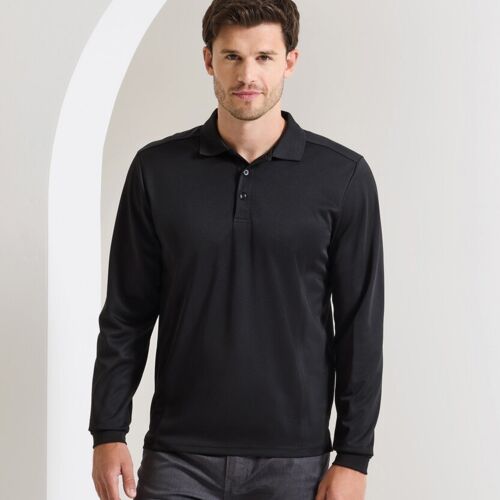 Long sleeve Coolchecker® piqué polo Thumbnail