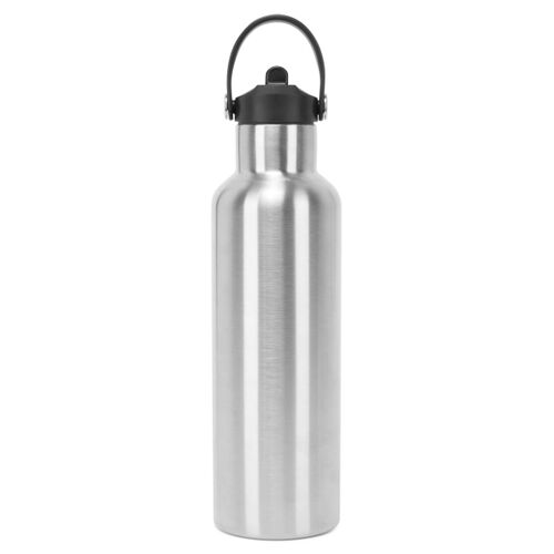TriDri® Vacuum sports water bottle with flip-up straw Thumbnail