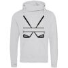 Cross neck hoodie Thumbnail